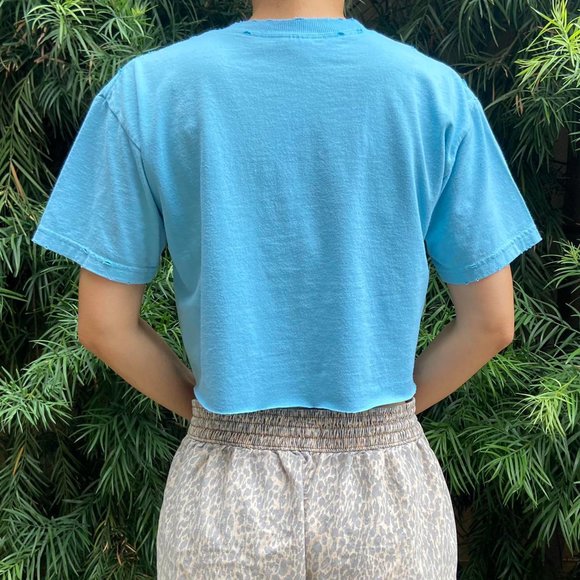 University of Florida Light Blue Gators Cropped Tee Size S - Picture 3 of 4